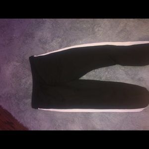 H&M Black and white joggers